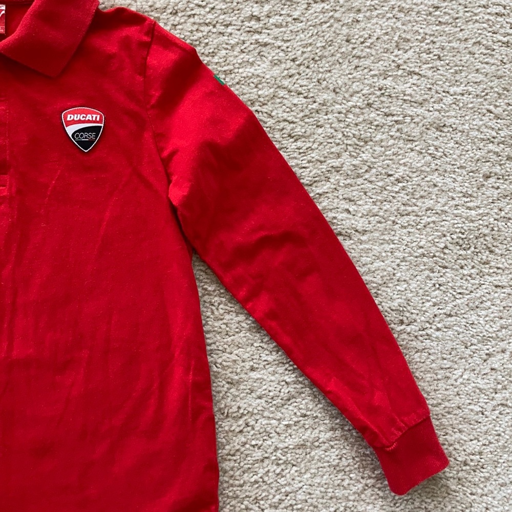 Boys Puma Ducati Corse Long Sleeve Shirt - Picture 3 of 6